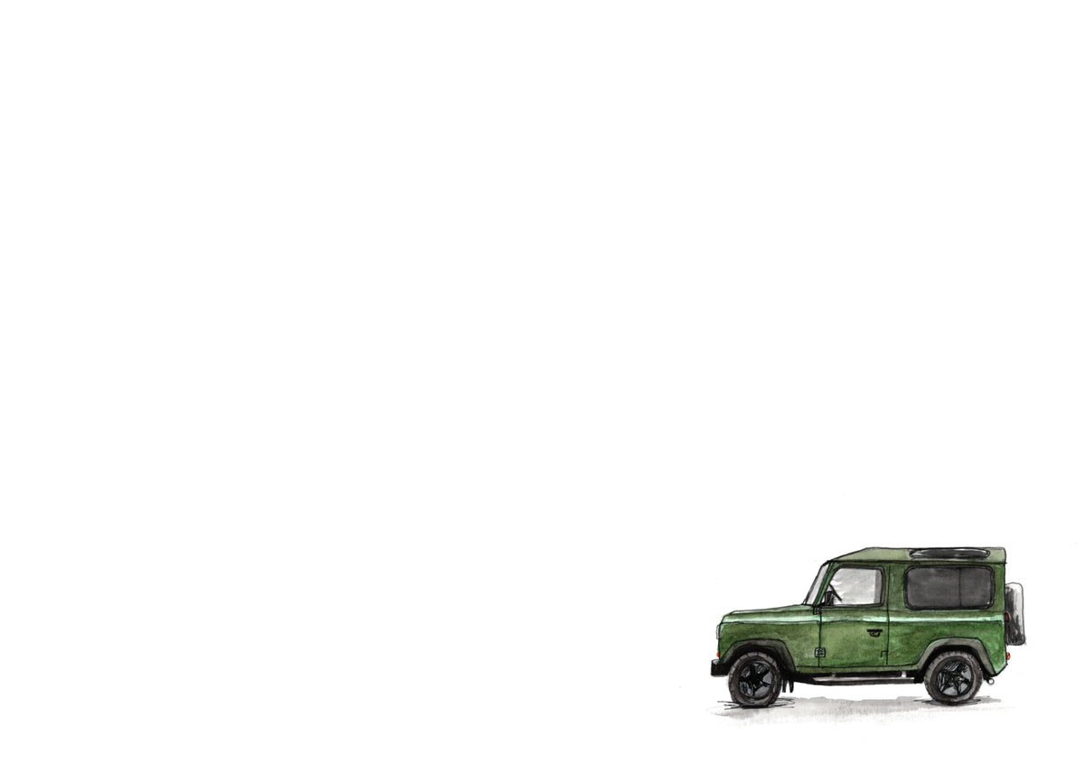 Land Rover 90 Notecard Set
