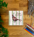 Pheasant Strolling Birthday Card