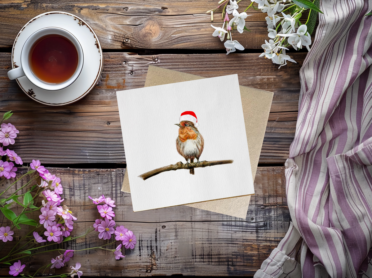 Robin Redbreast Greetings Card