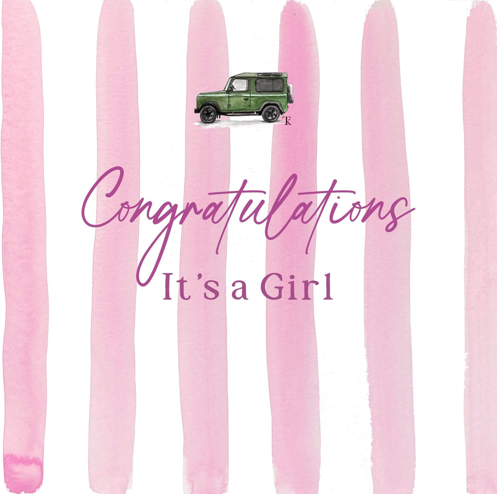 Land Rover 90 Congratulations Card