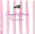 Watercolour Congratulations New Baby Greetings Card