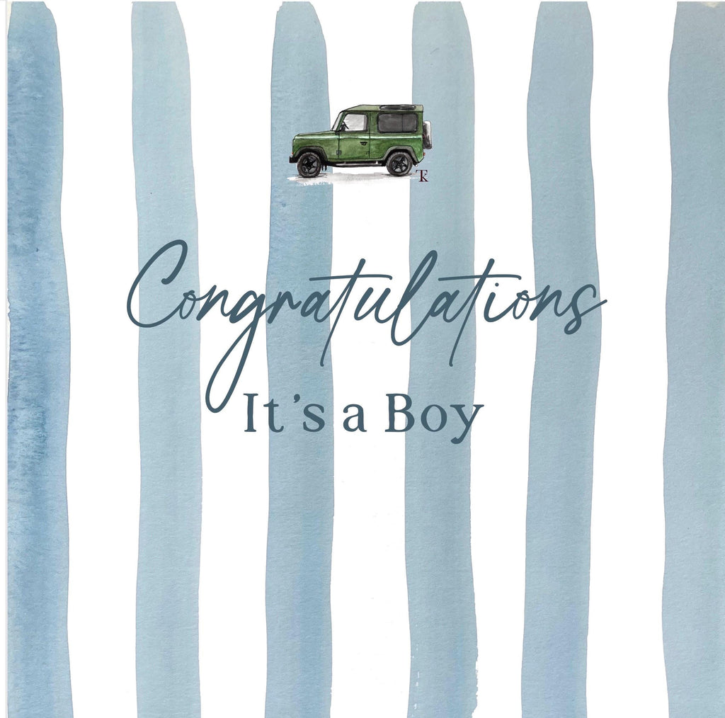 Land Rover 90 Congratulations Card