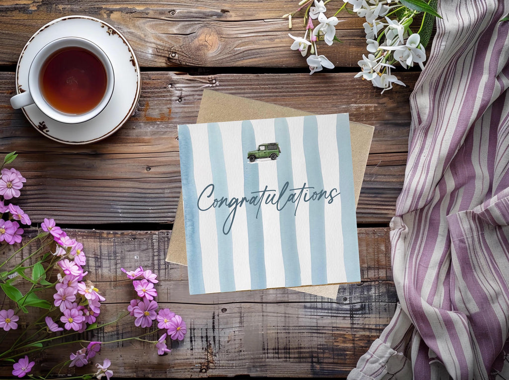 Land Rover 90 Congratulations Card